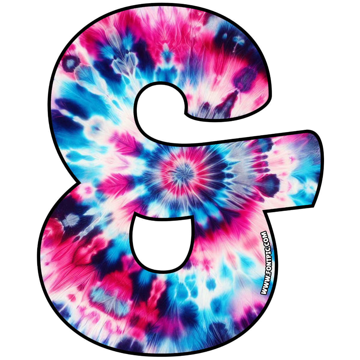 Tie Dye Symbol &