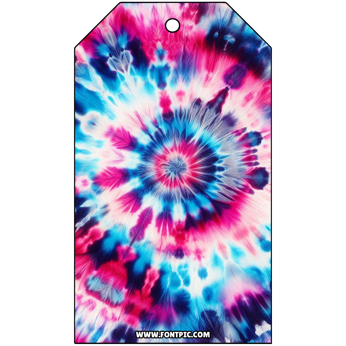Tie Dye Tags