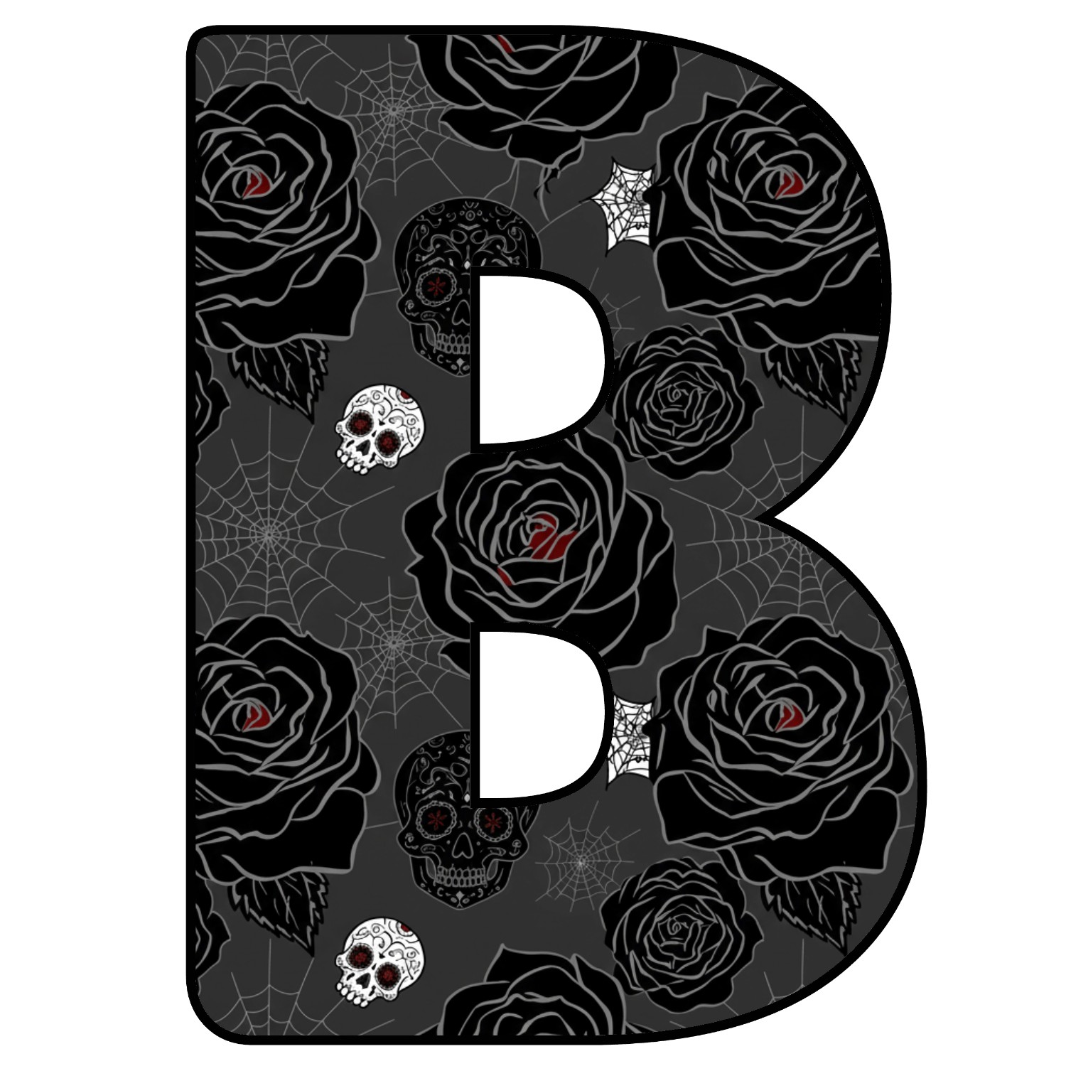 Abecedario de letras de Halloween para imprimir