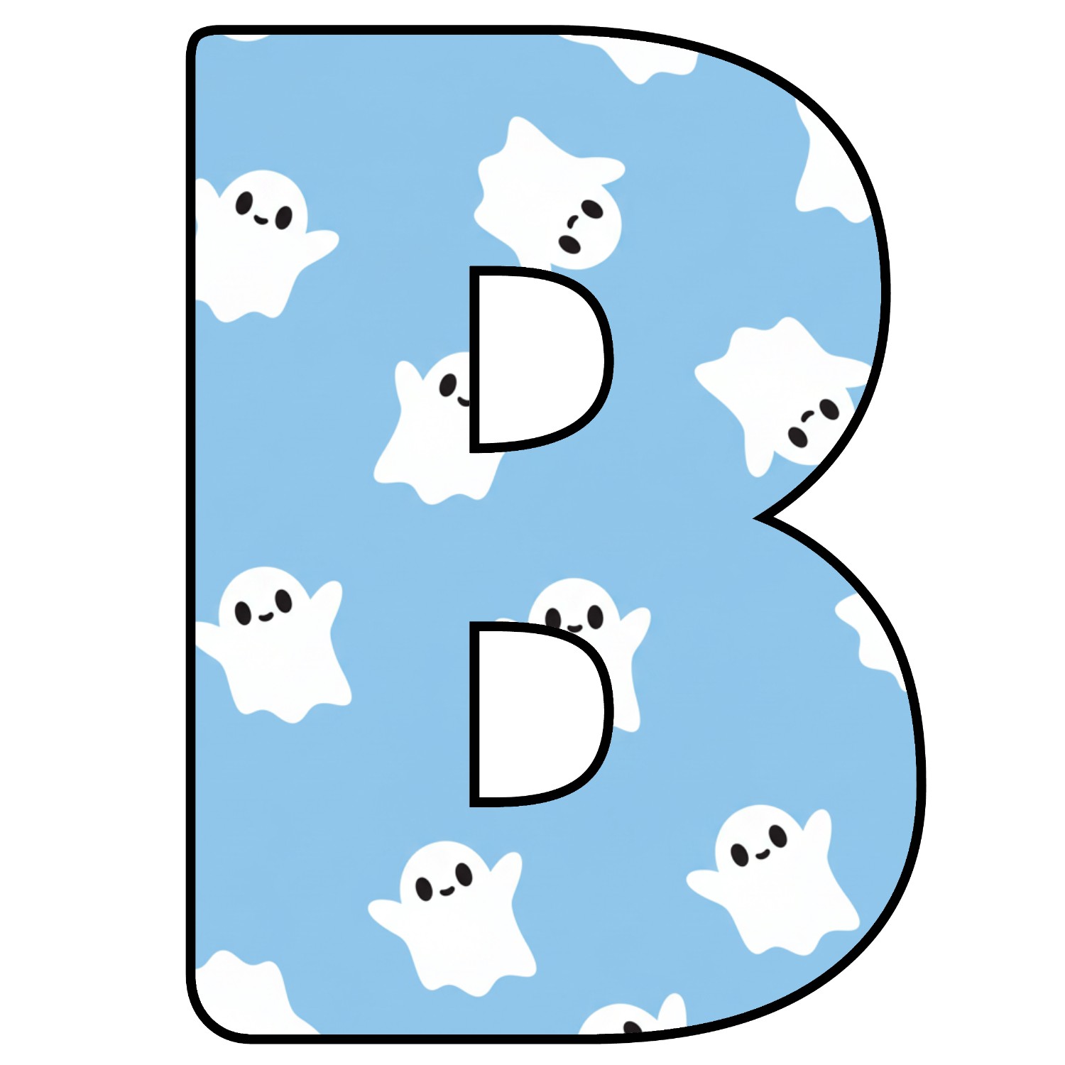 Abecedario de letras de Halloween para imprimir