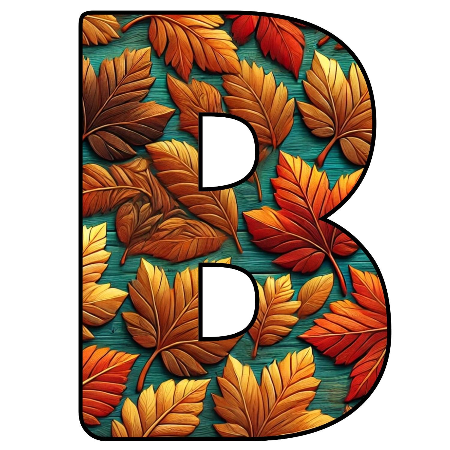 Abecedario de letras de Otoño para imprimir