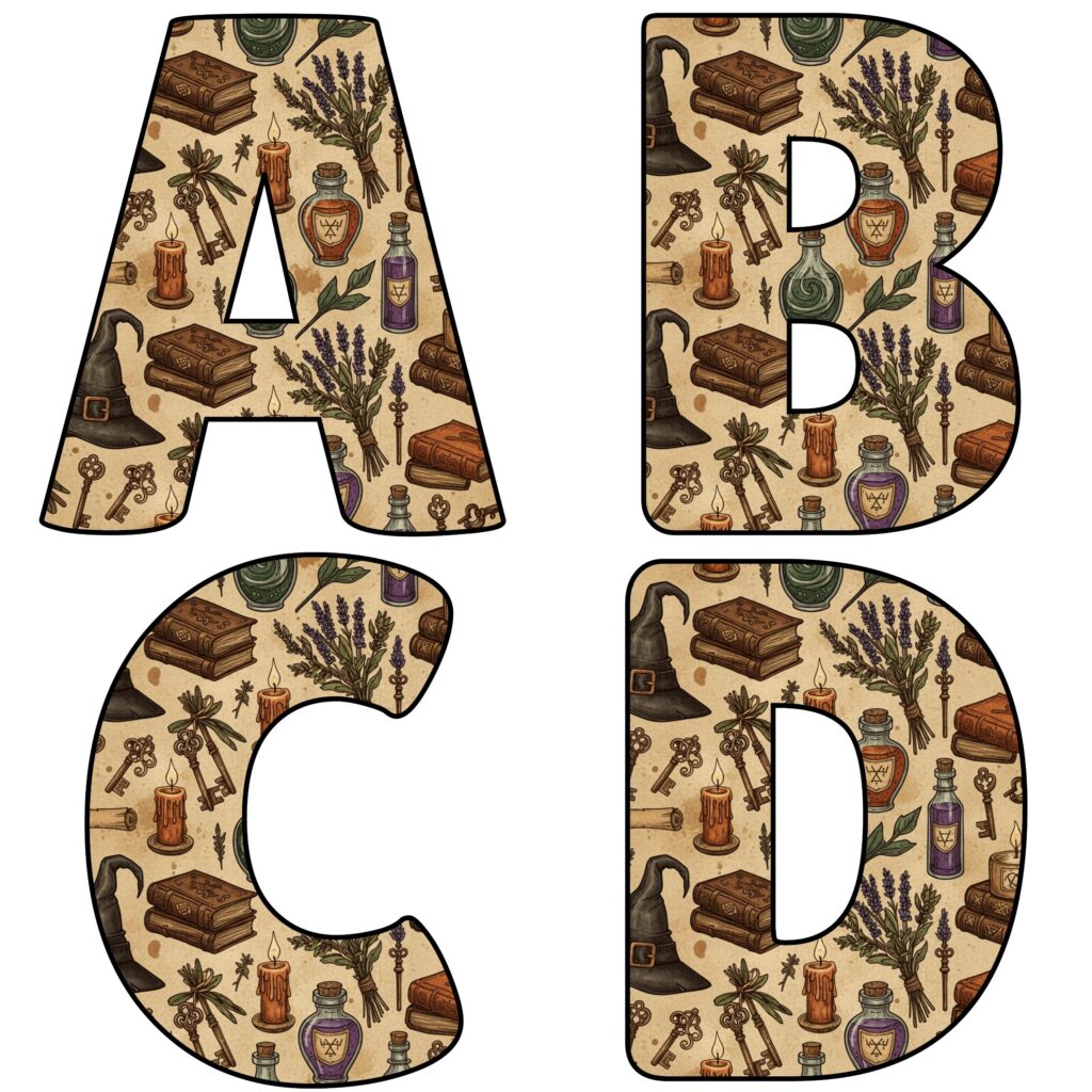 Alfabetos de Halloween