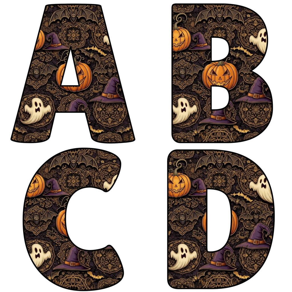Alfabetos de Halloween