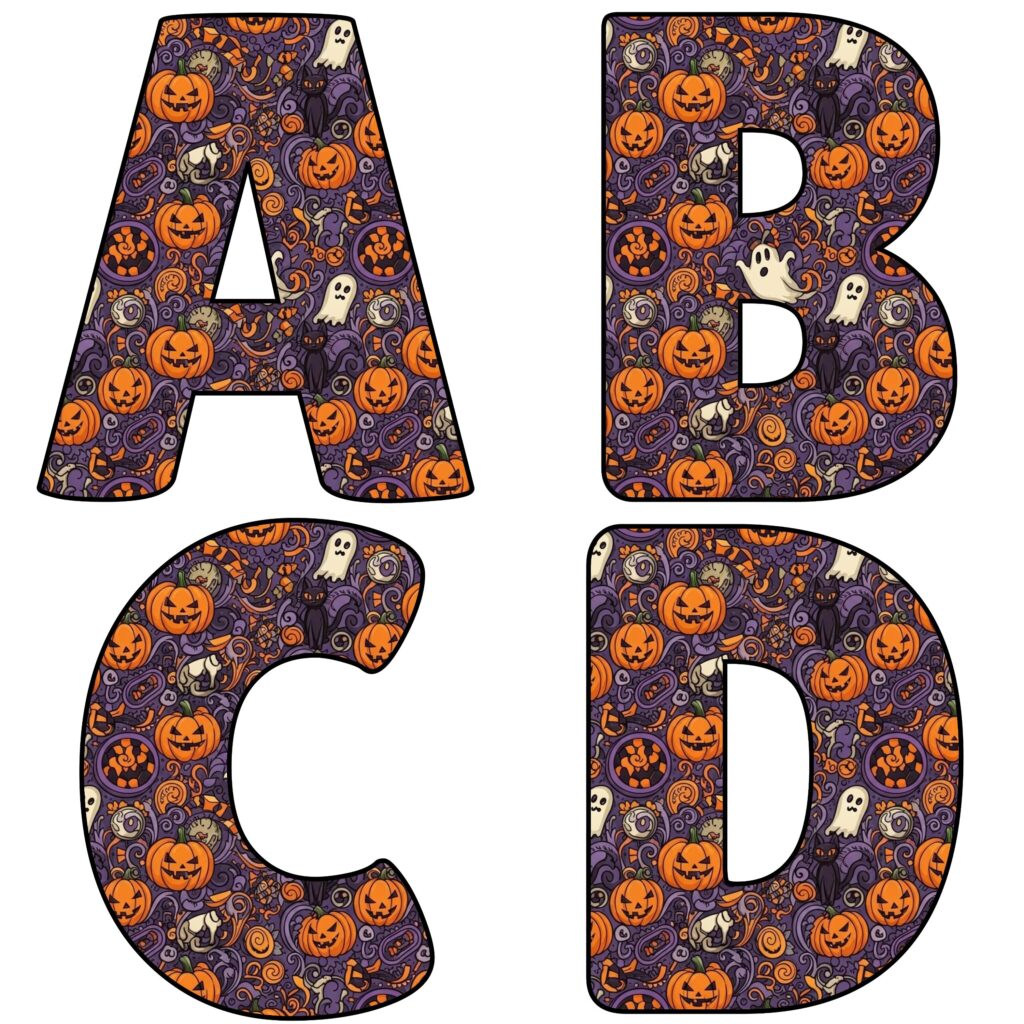 Alfabetos de Halloween