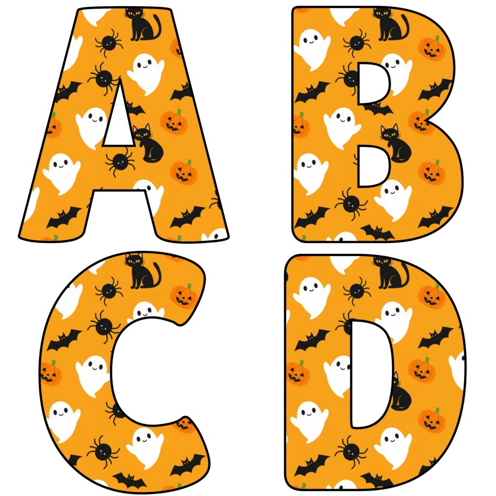 Alfabetos de Halloween