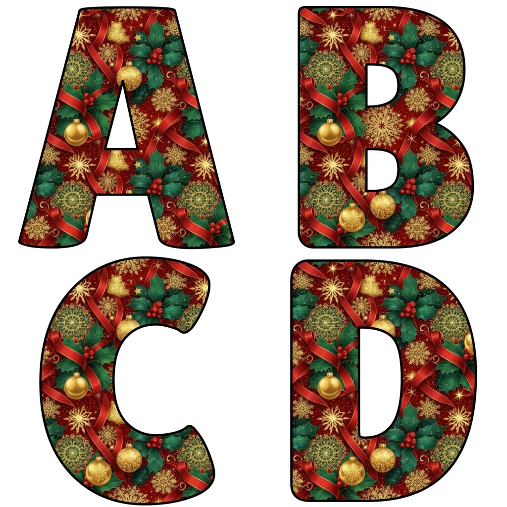 Alfabetos de Navidad