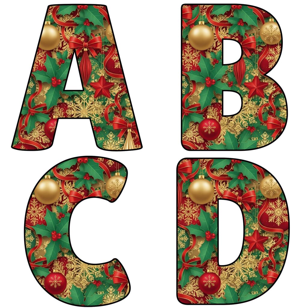 Alfabetos de Navidad