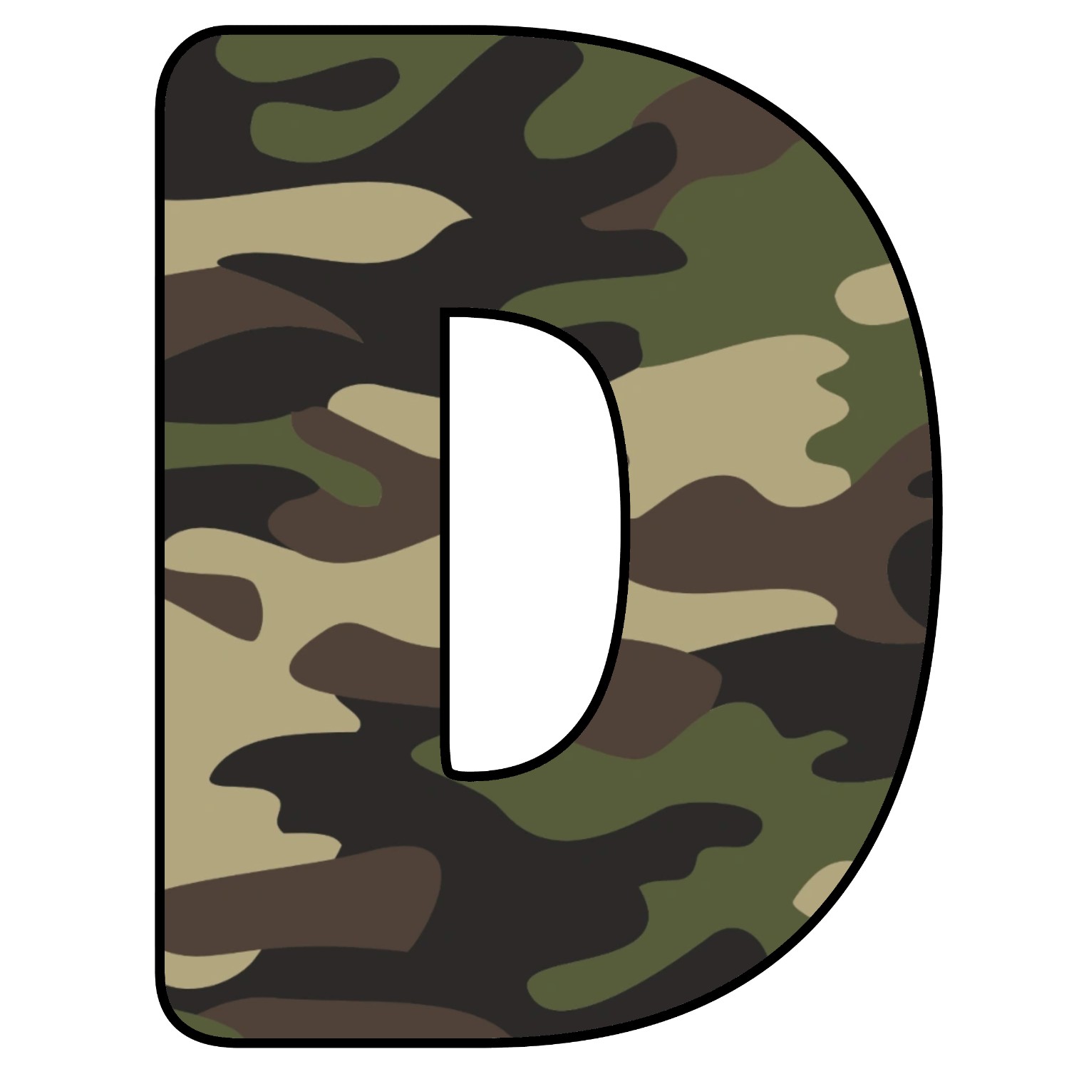 Letras de Camouflage para descargar