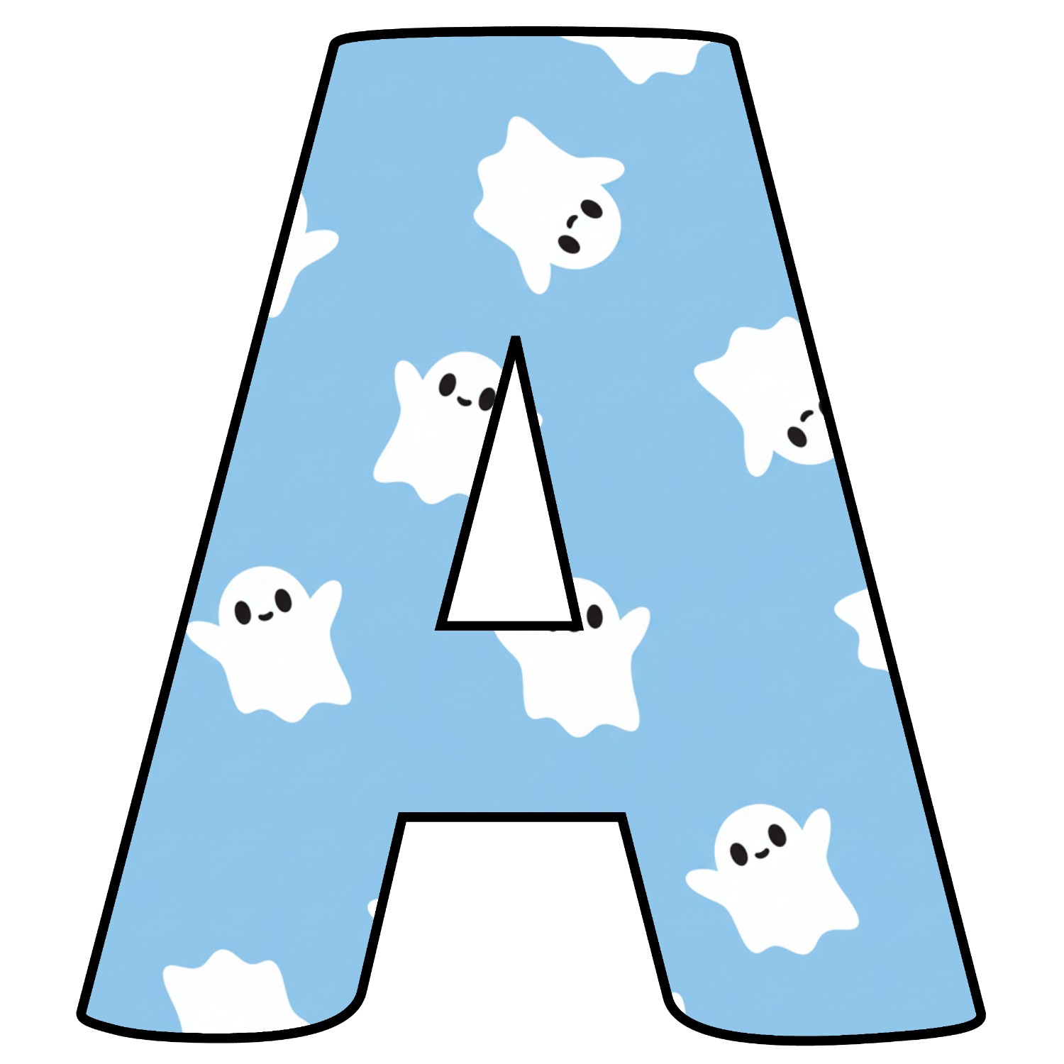 Letras de Halloween para imprimir