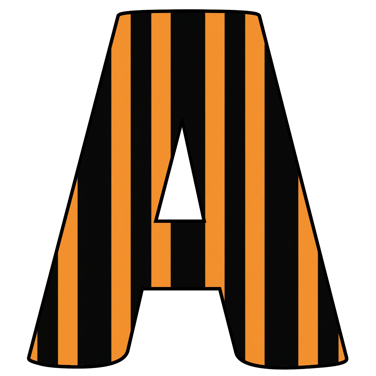 Letras de Halloween para imprimir