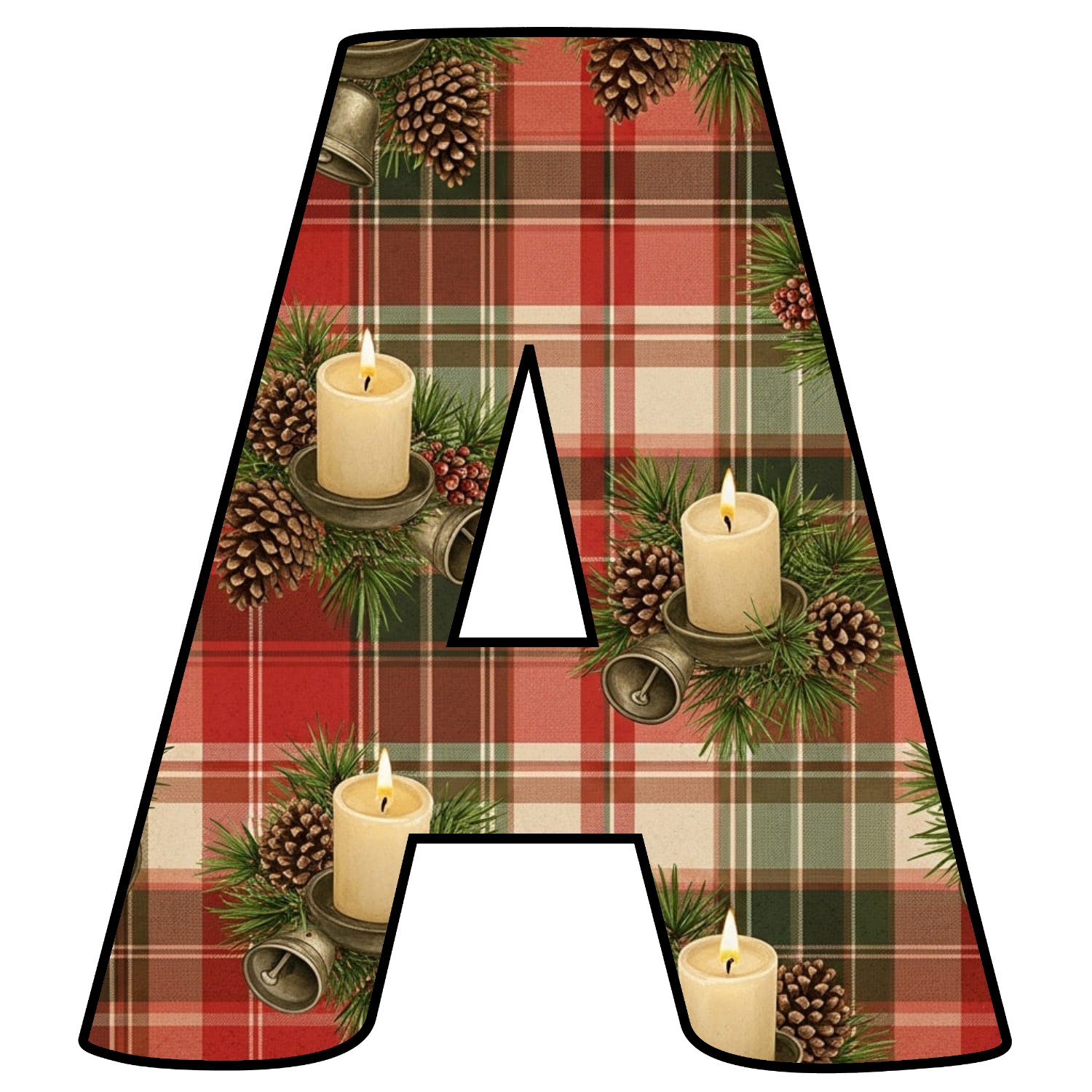 Letras de Navidad para imprimir