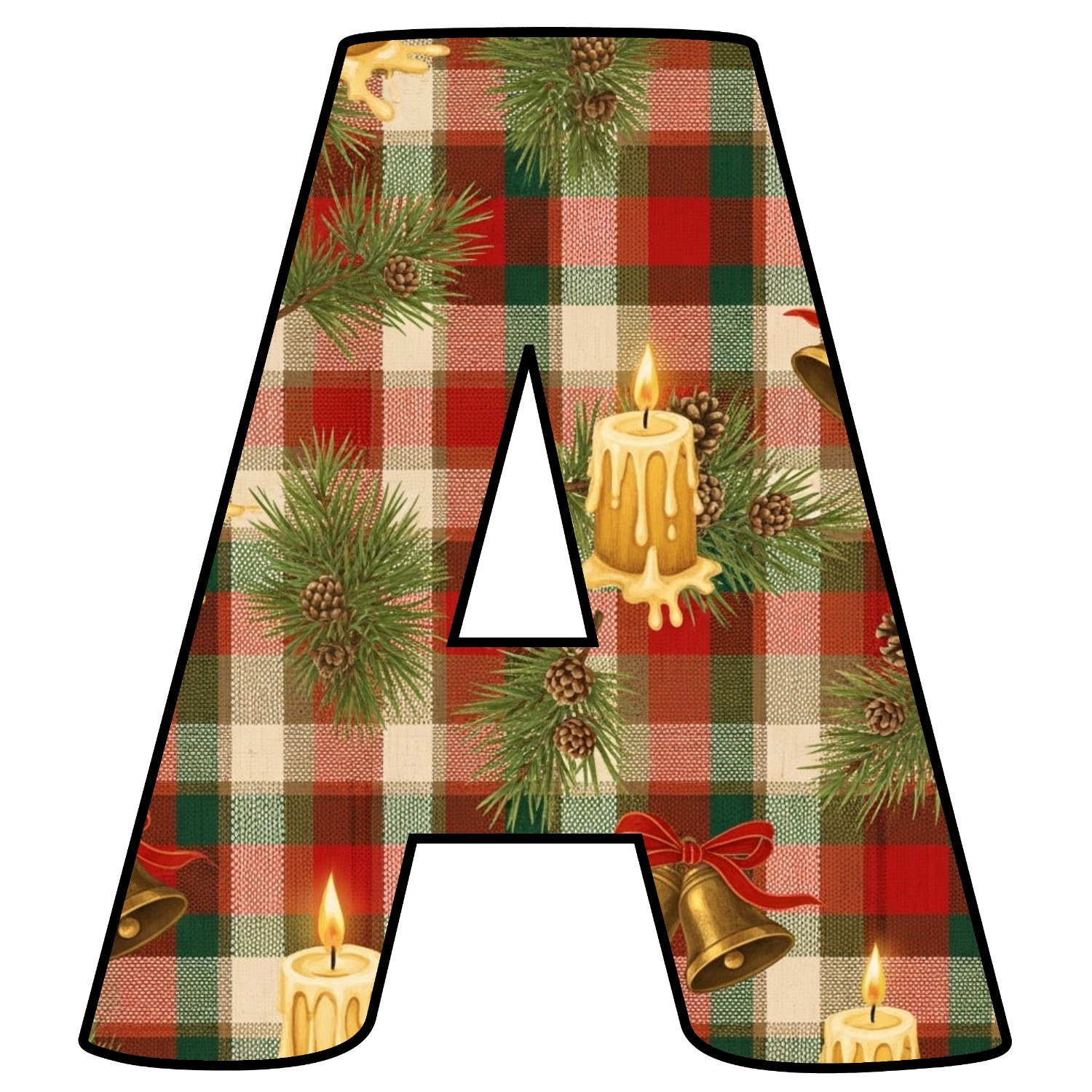 Letras de Navidad para imprimir