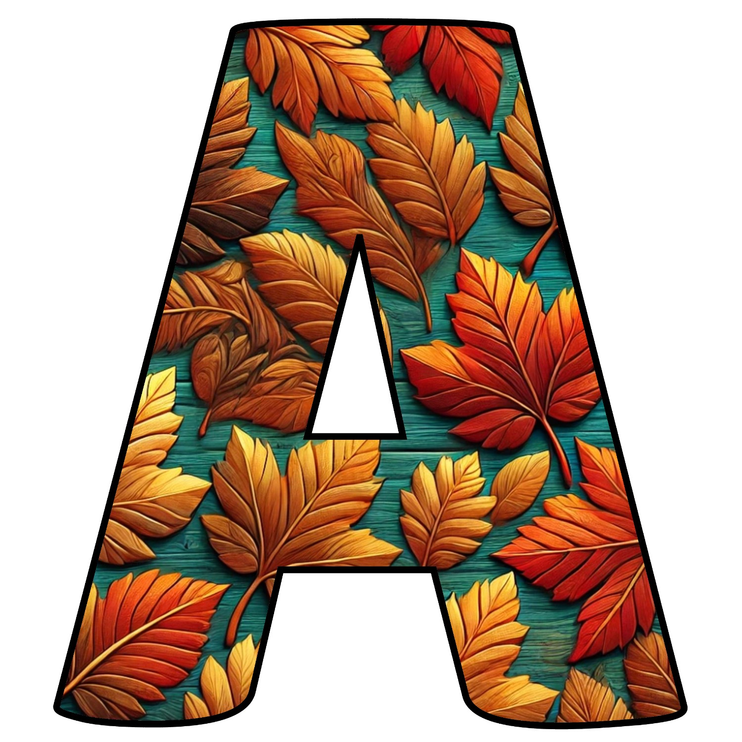 Letras de Otoño para imprimir