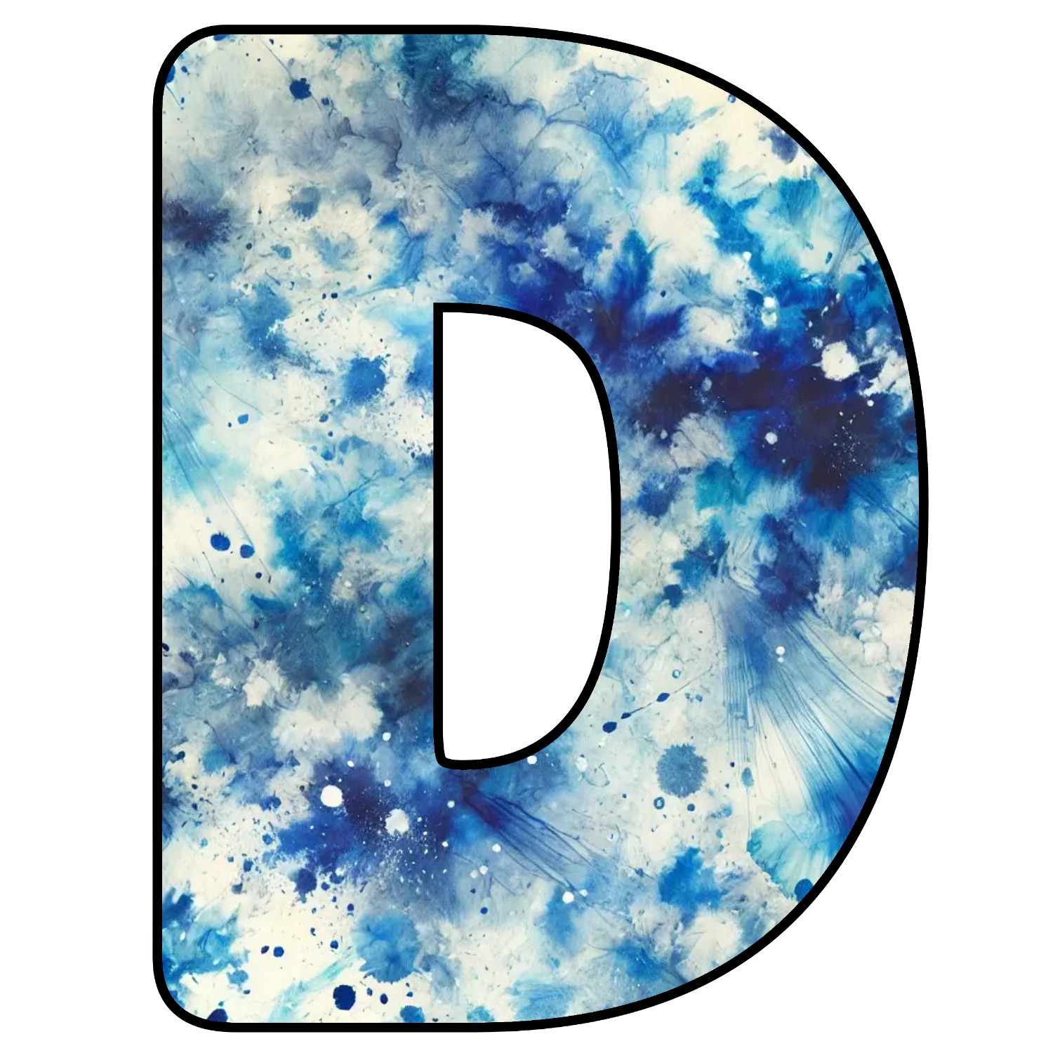Letras de Tie Dye para descargar