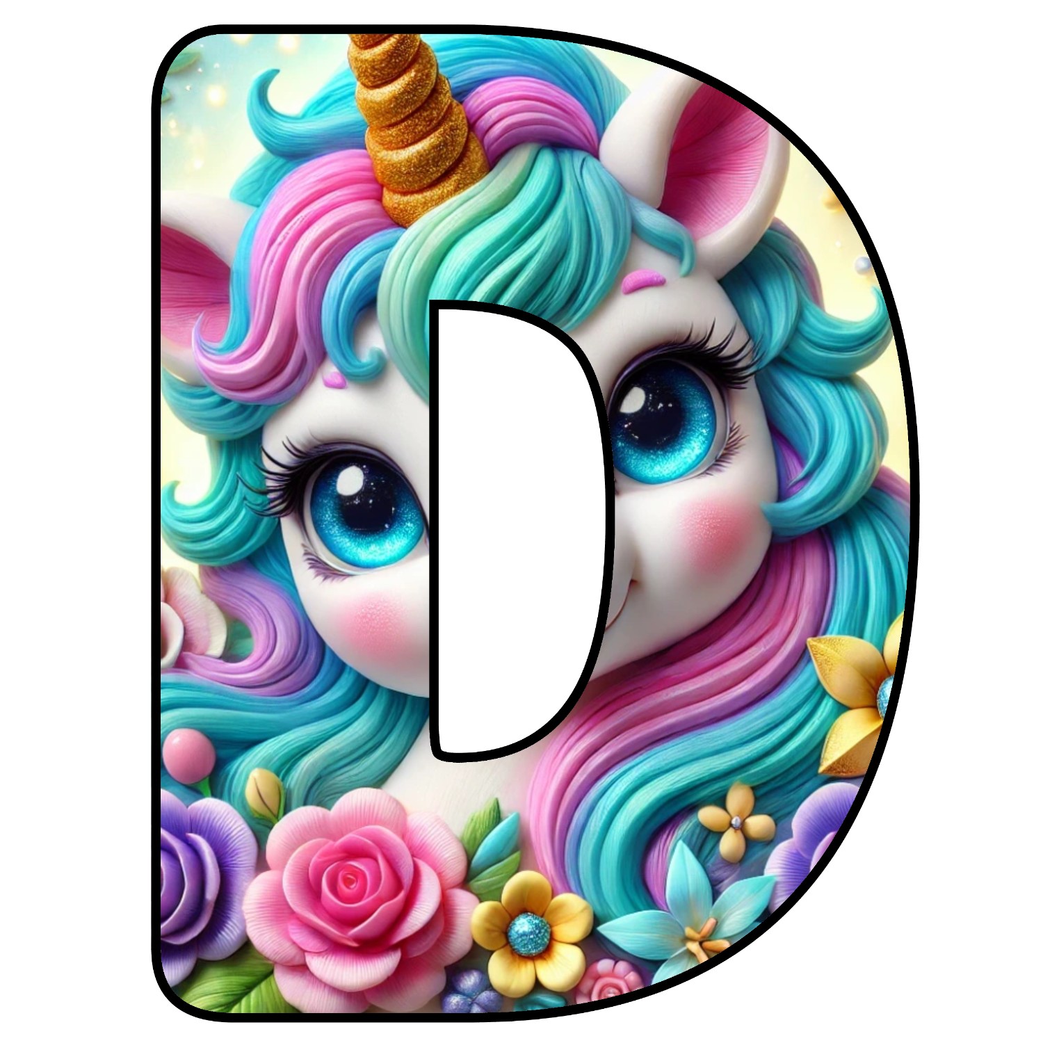 Letras de Unicornio para descargar