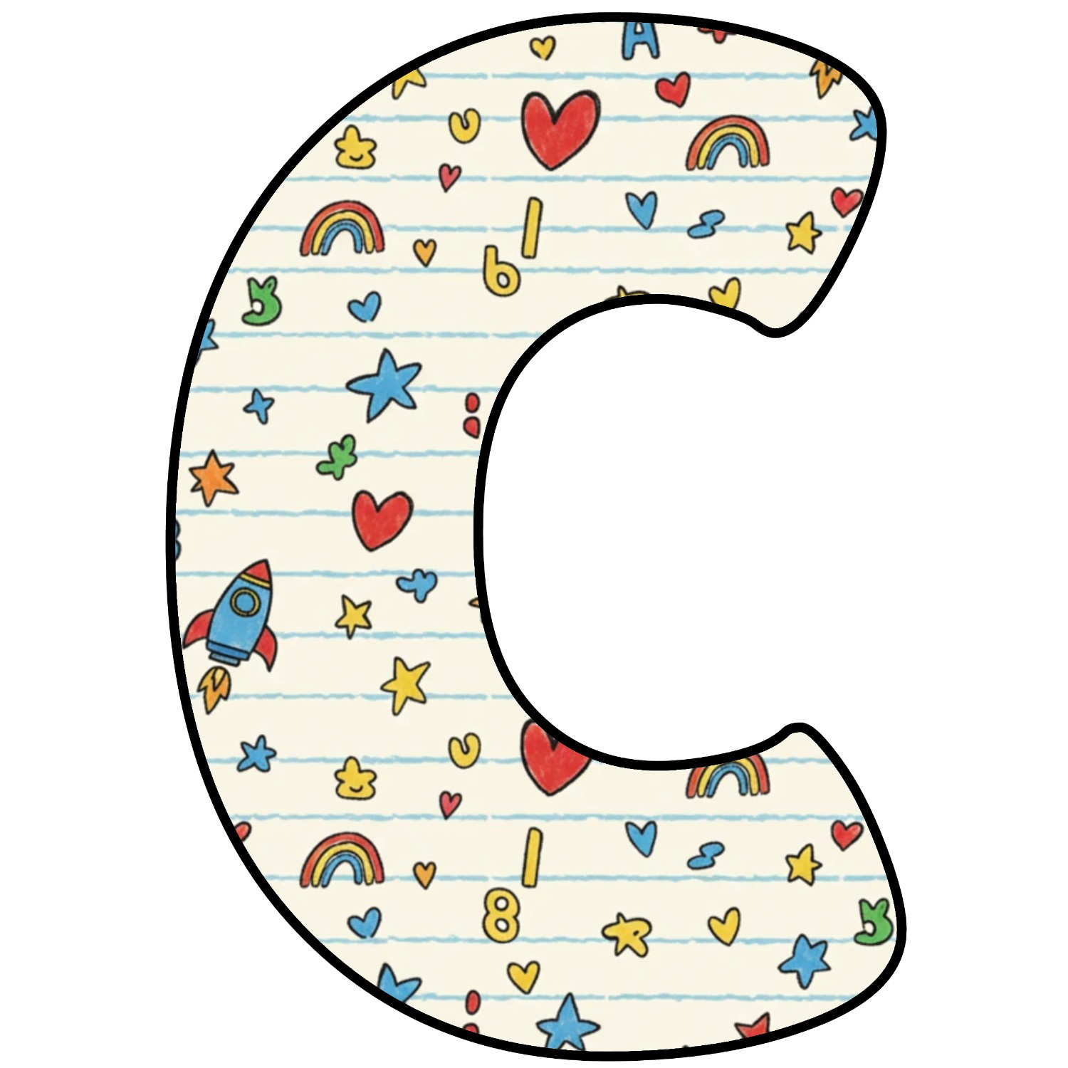 Letras para imprimir de Escolar