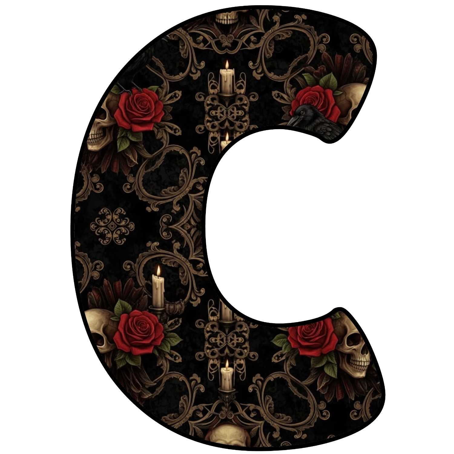 Letras para imprimir de Halloween