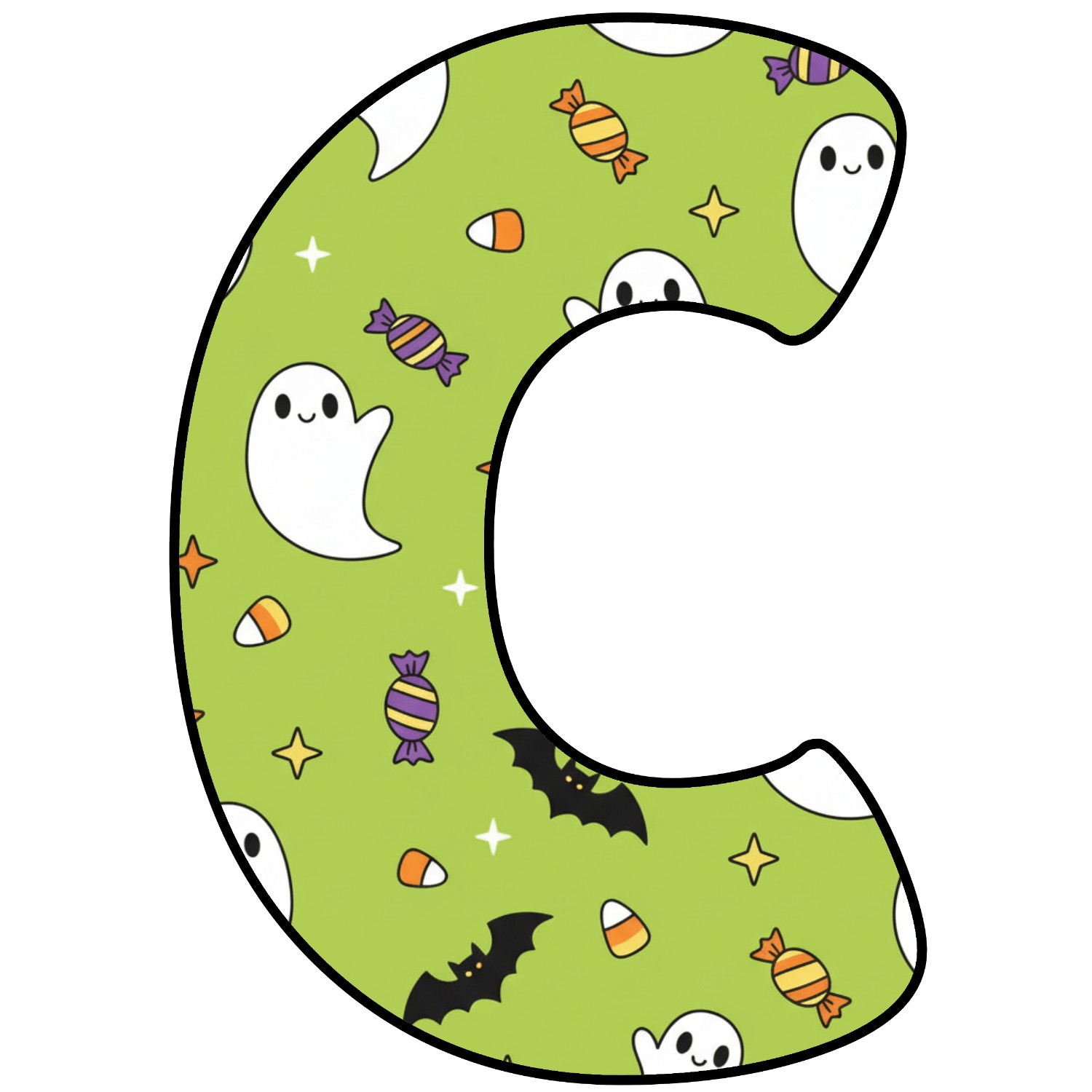Letras para imprimir de Halloween