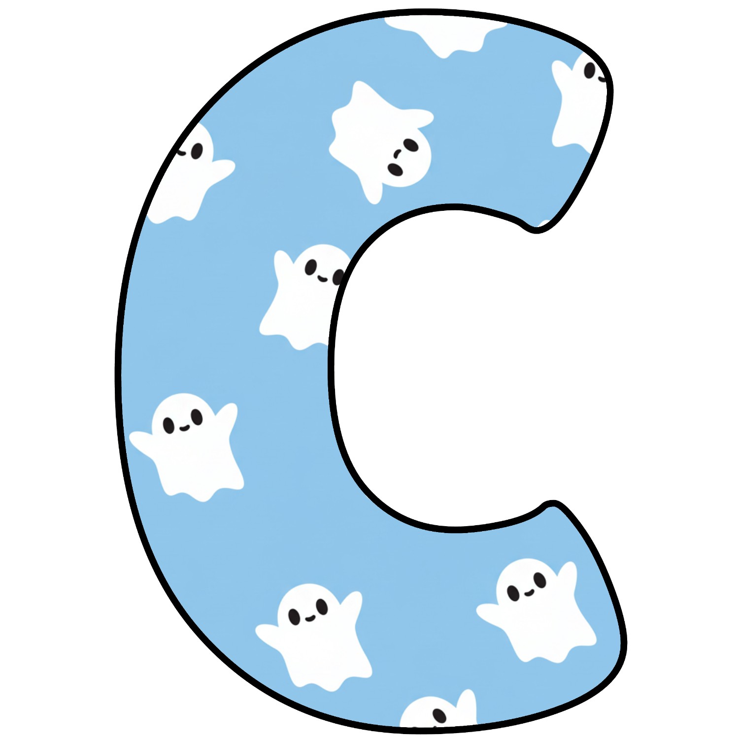 Letras para imprimir de Halloween