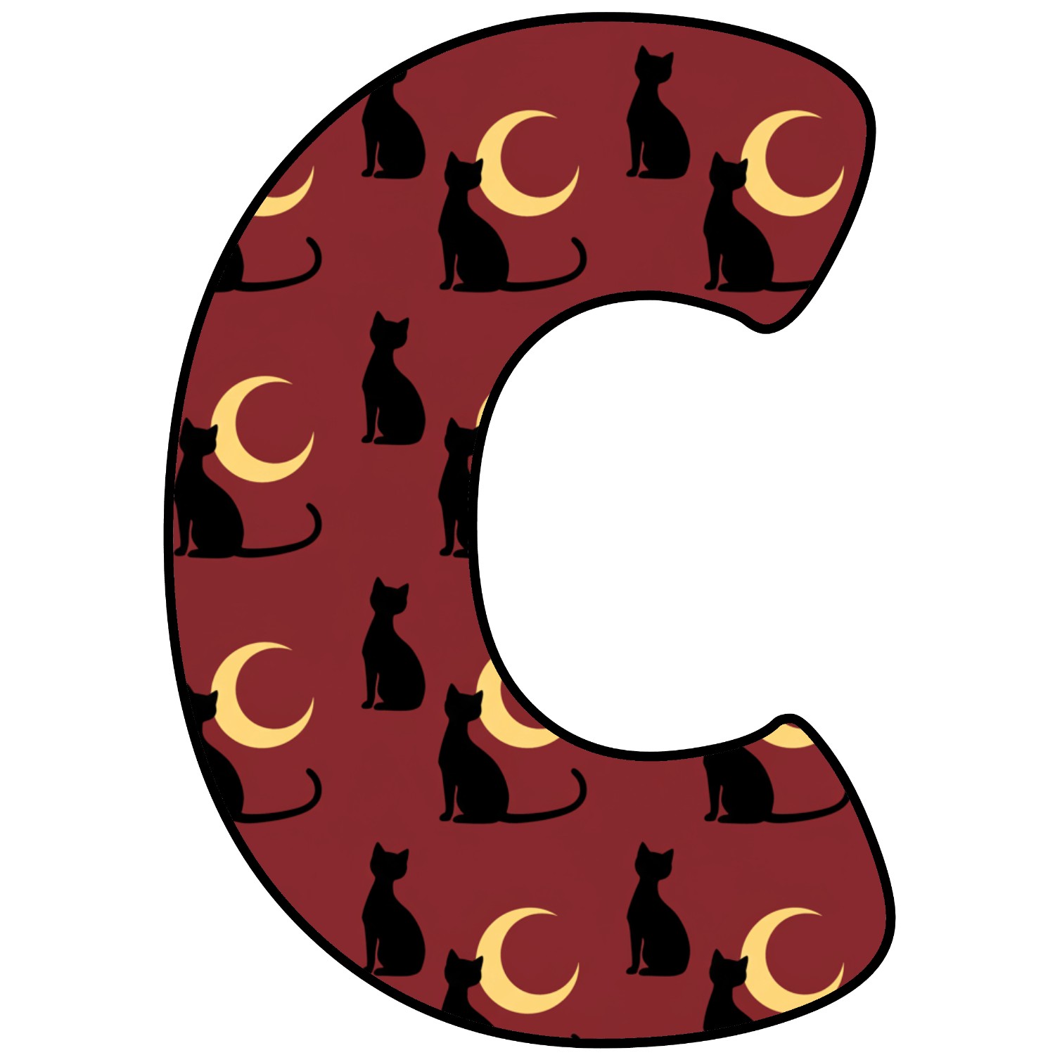 Letras para imprimir de Halloween