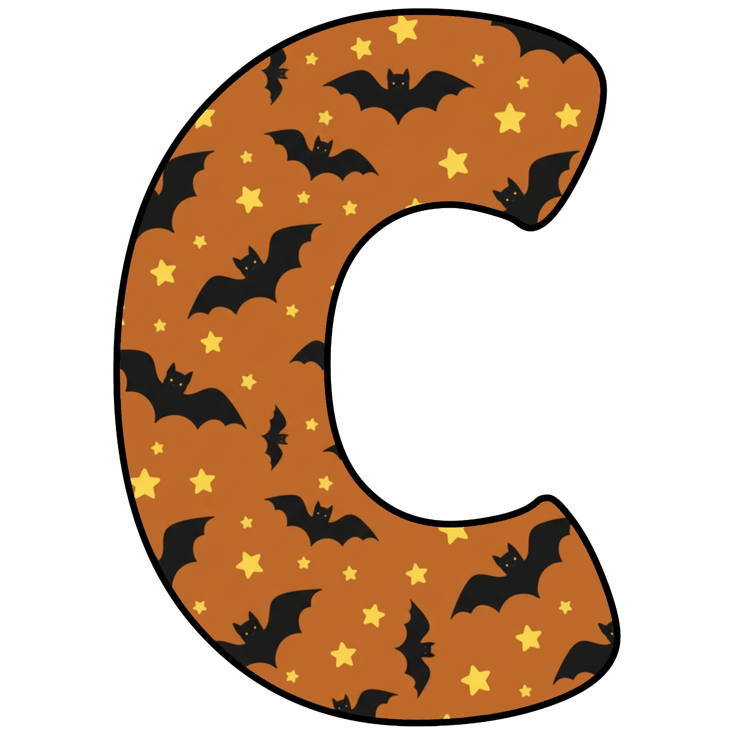 Letras para imprimir de Halloween