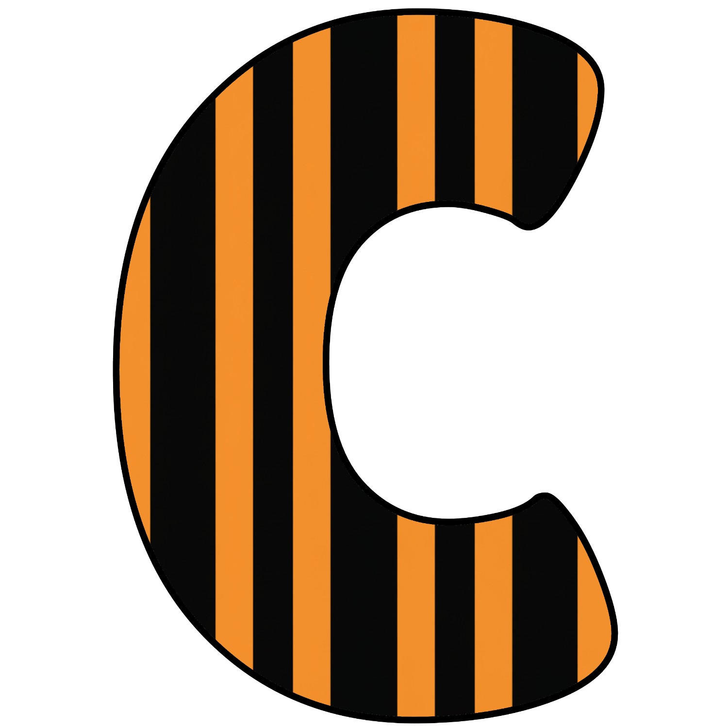 Letras para imprimir de Halloween