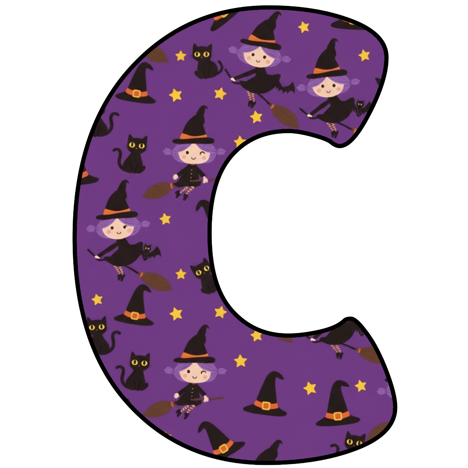 Letras para imprimir de Halloween