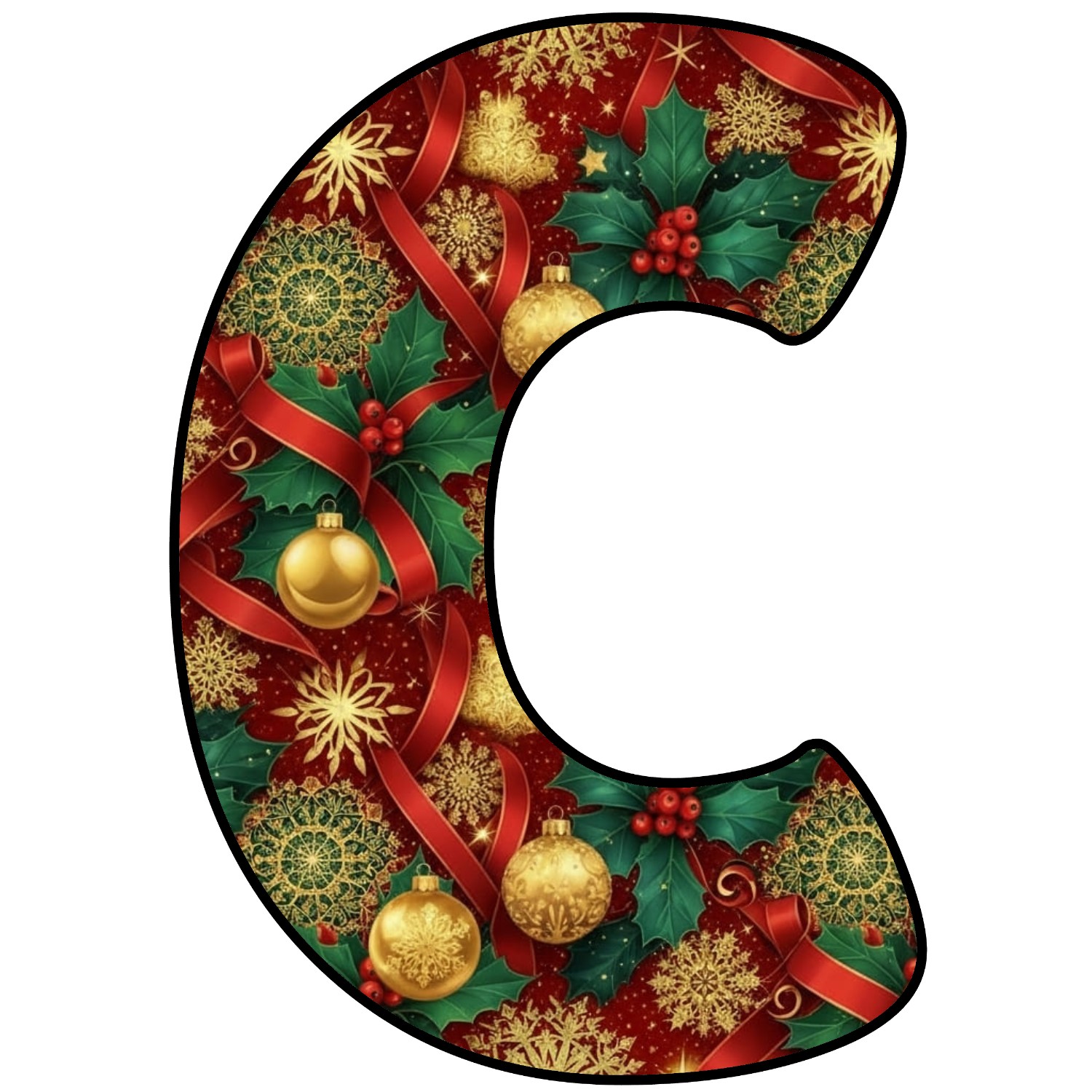 Letras para imprimir de Navidad