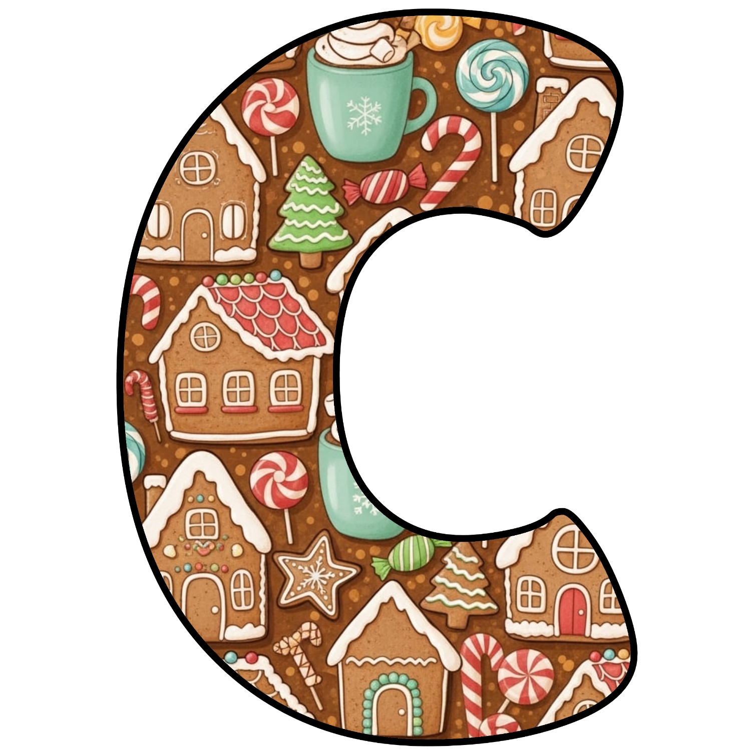 Letras para imprimir de Navidad
