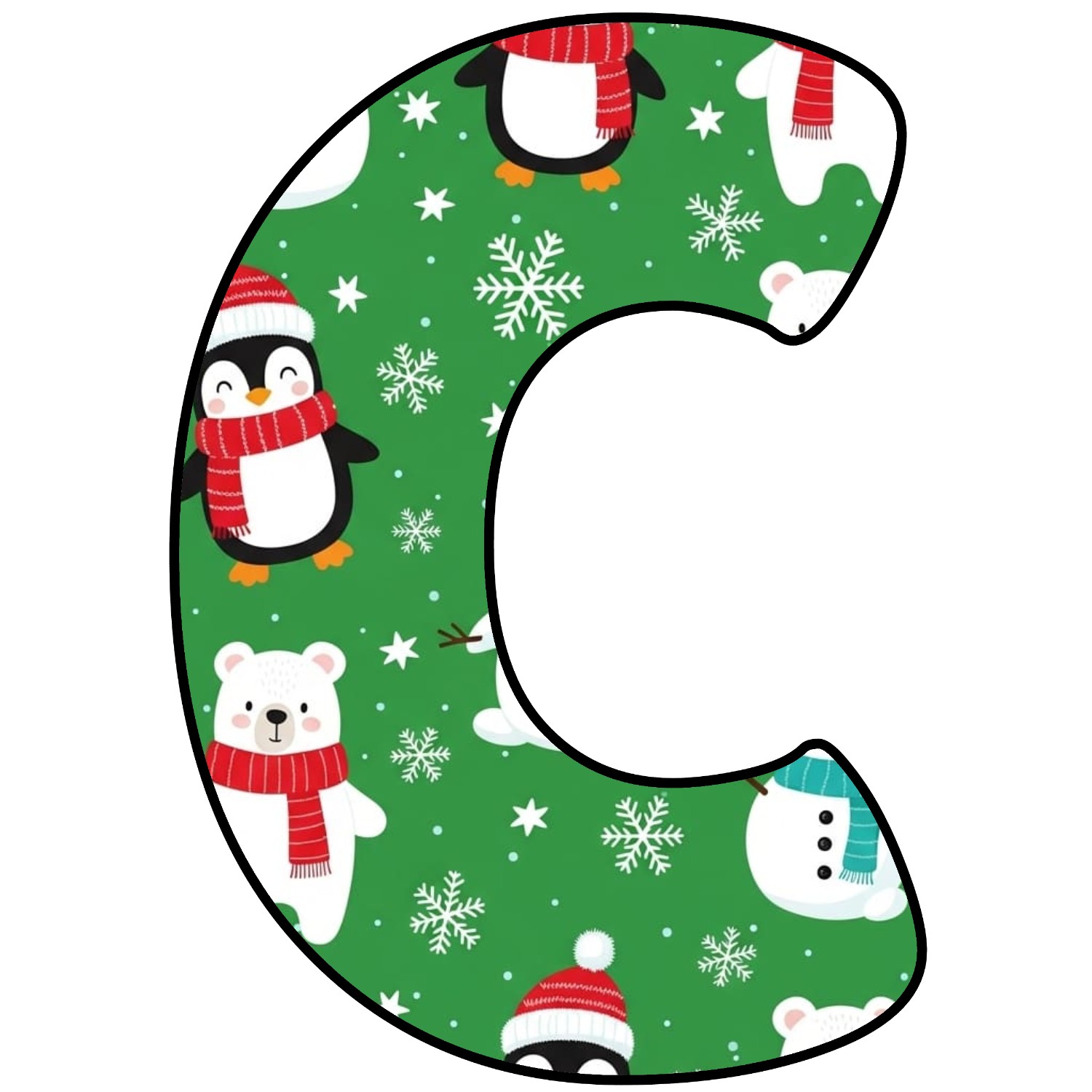 Letras para imprimir de Navidad