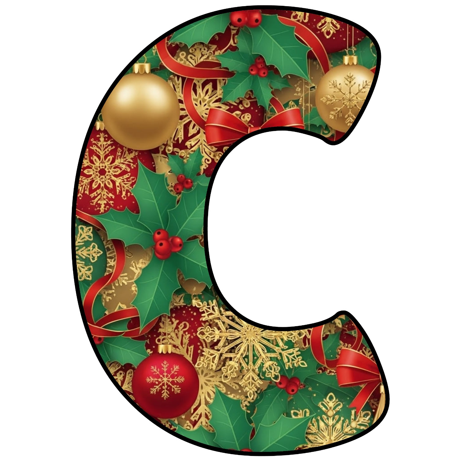 Letras para imprimir de Navidad