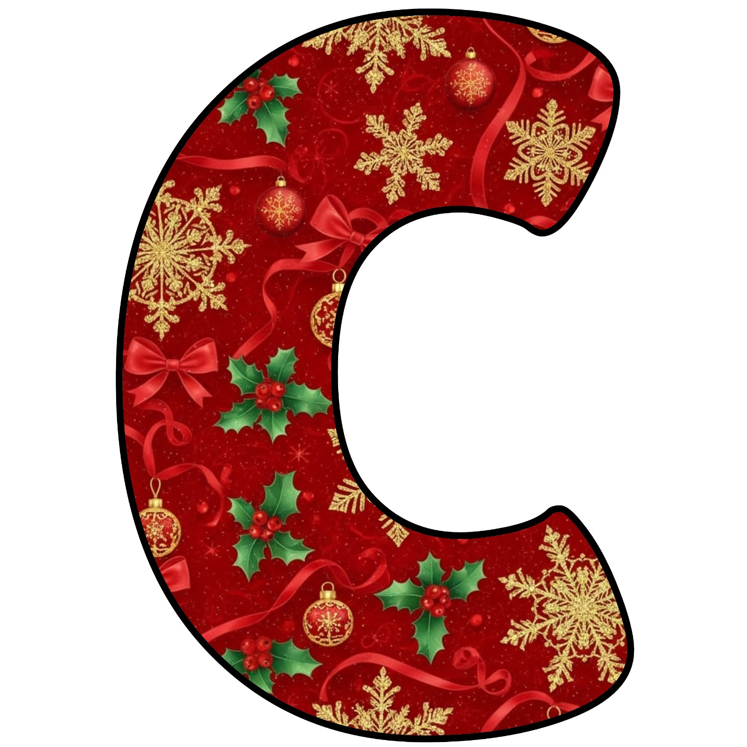 Letras para imprimir de Navidad