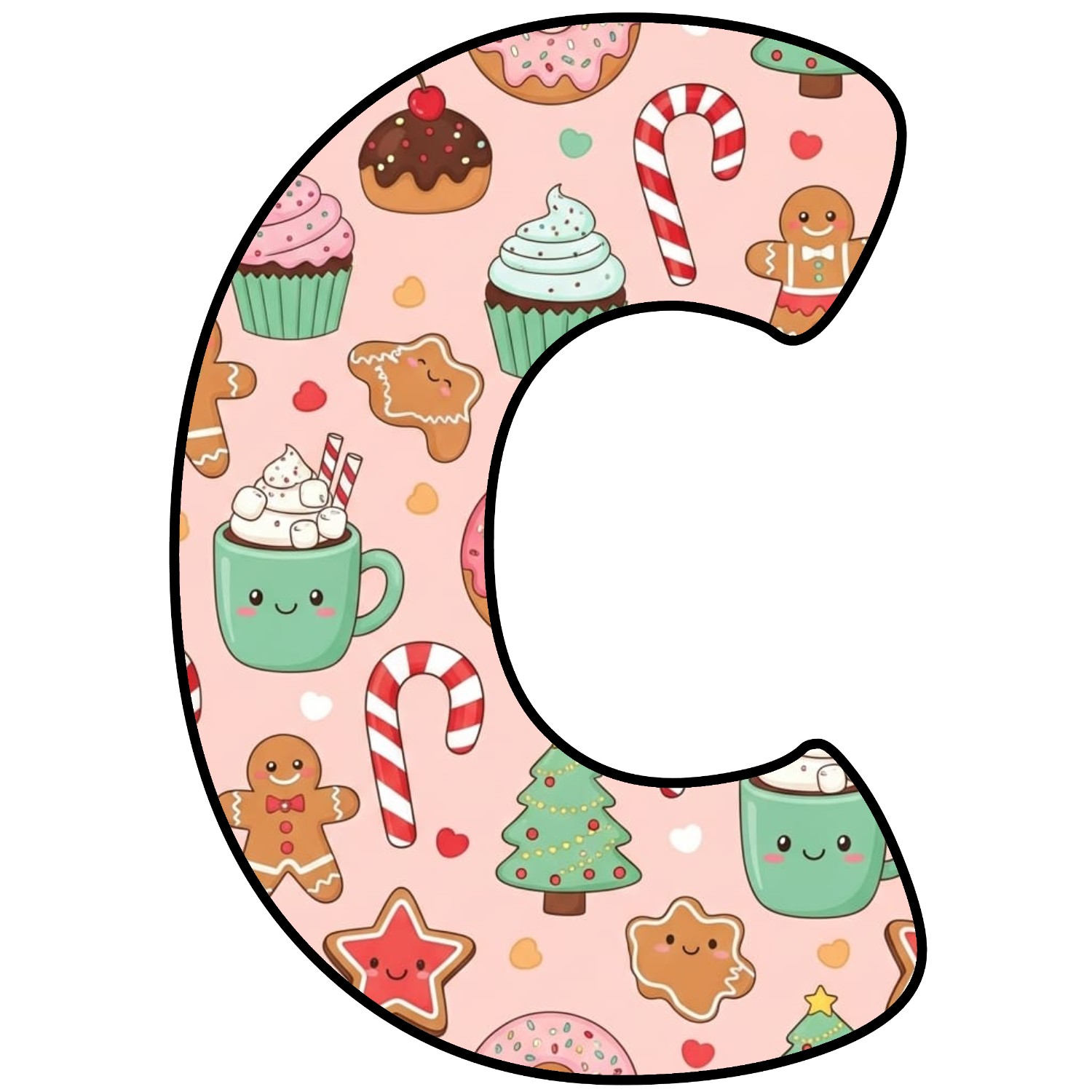 Letras para imprimir de Navidad