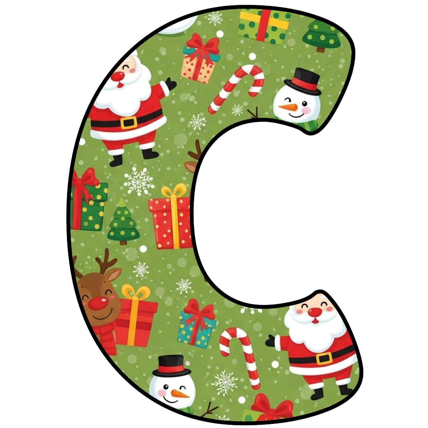 Letras para imprimir de Navidad