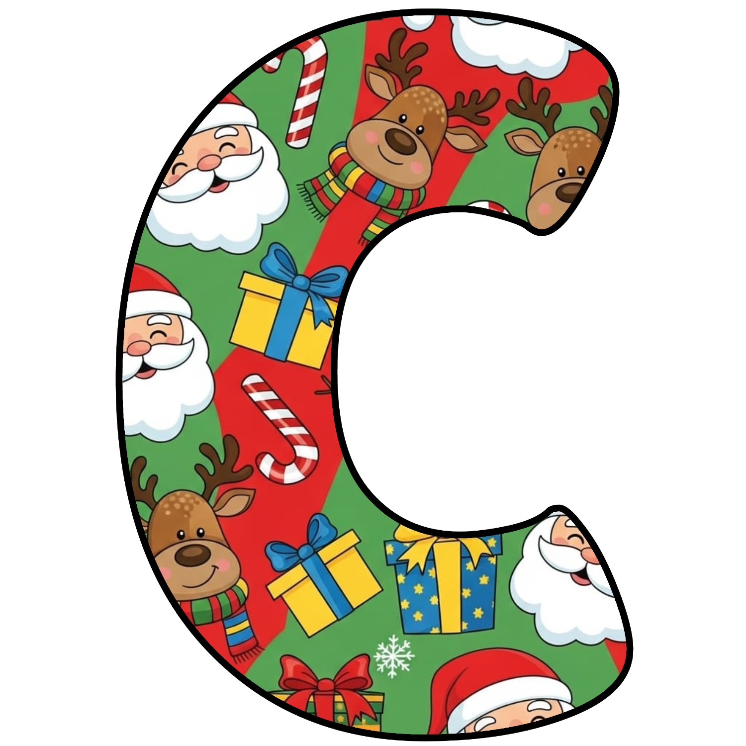 Letras para imprimir de Navidad