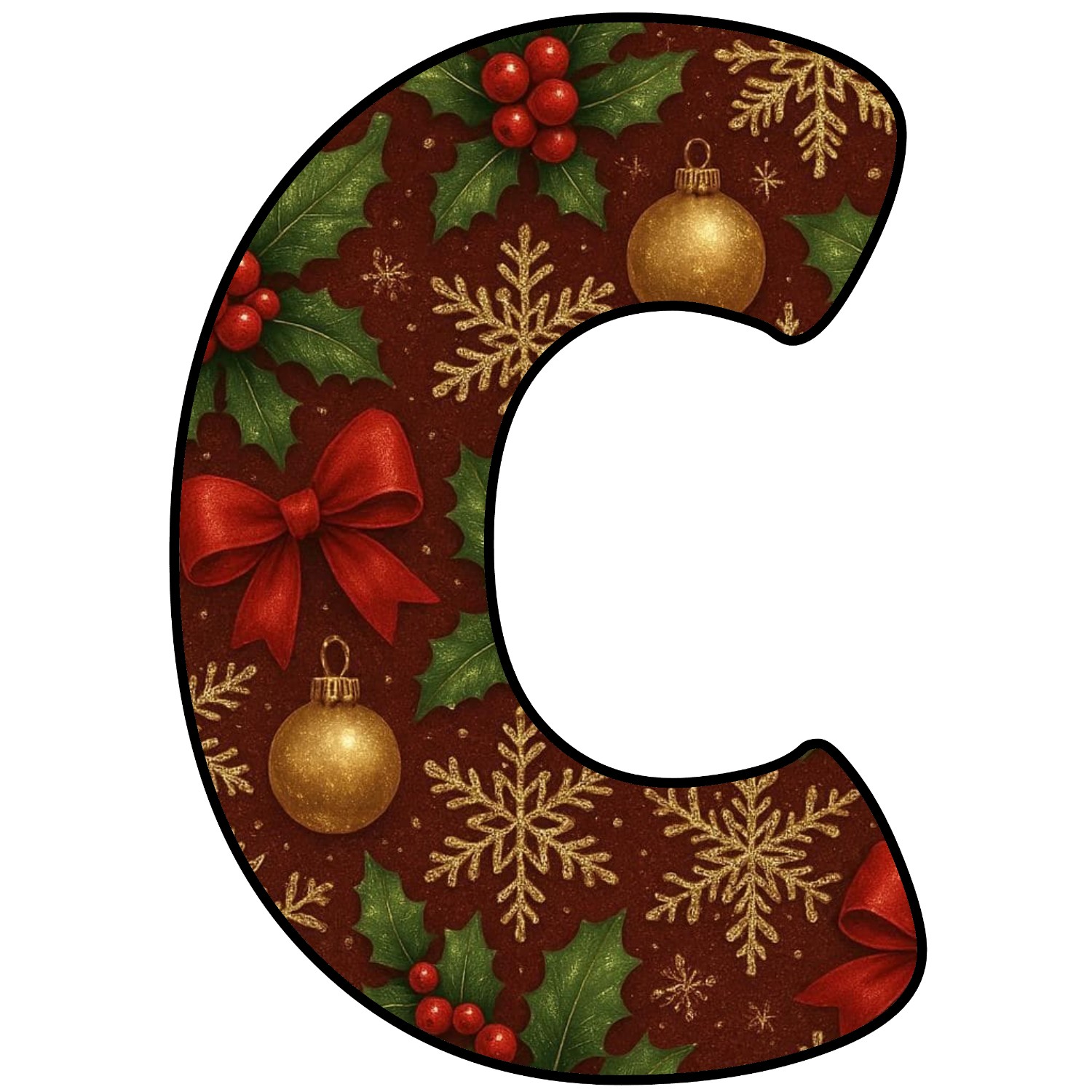 Letras para imprimir de Navidad
