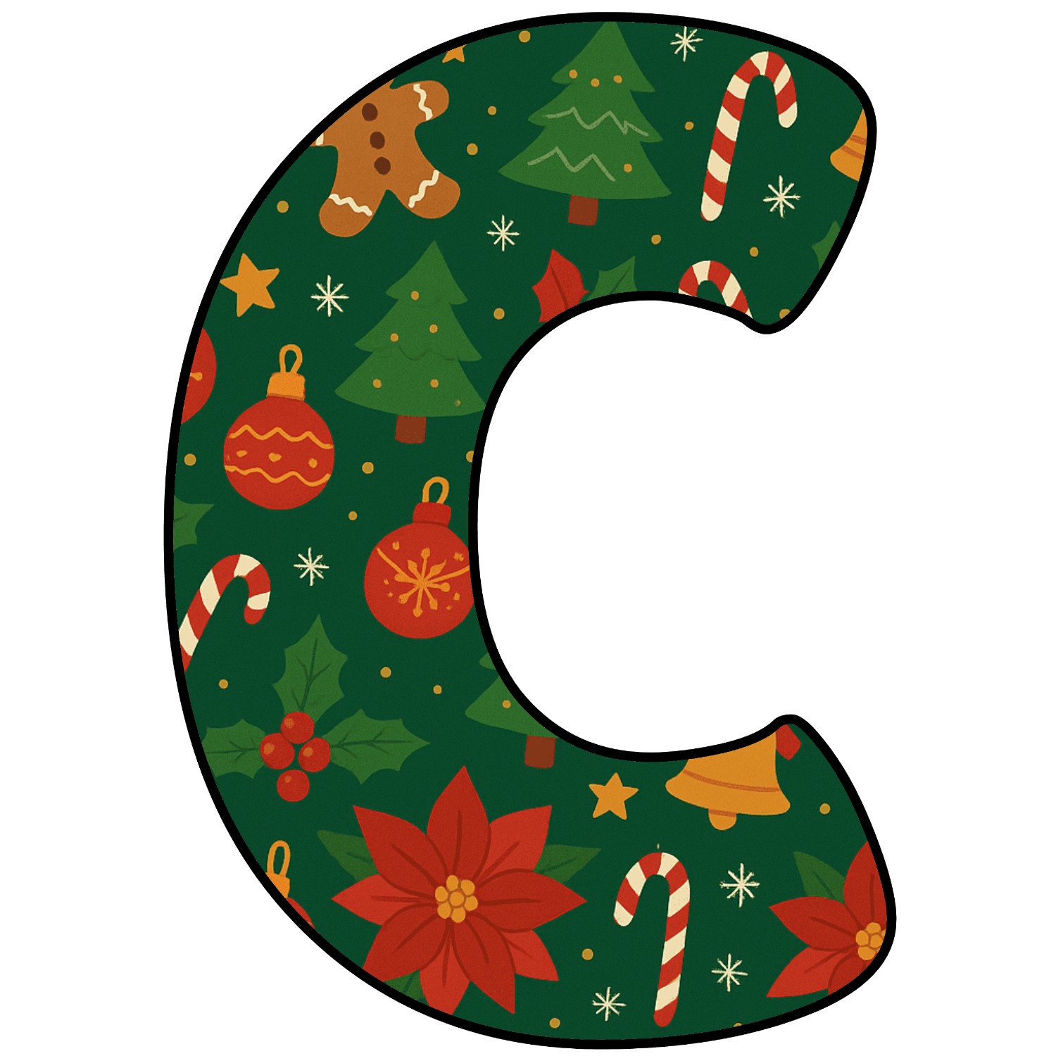 Letras para imprimir de Navidad