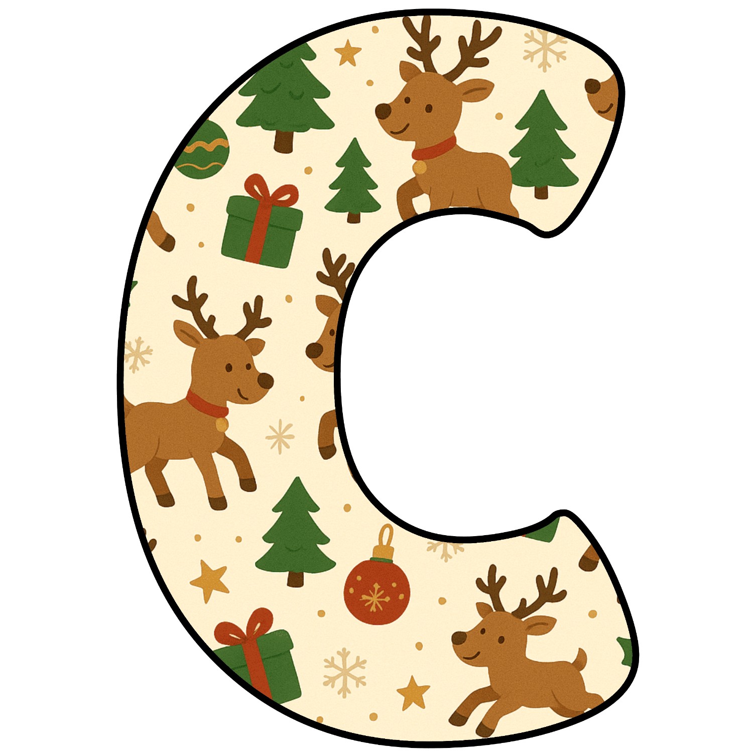 Letras para imprimir de Navidad