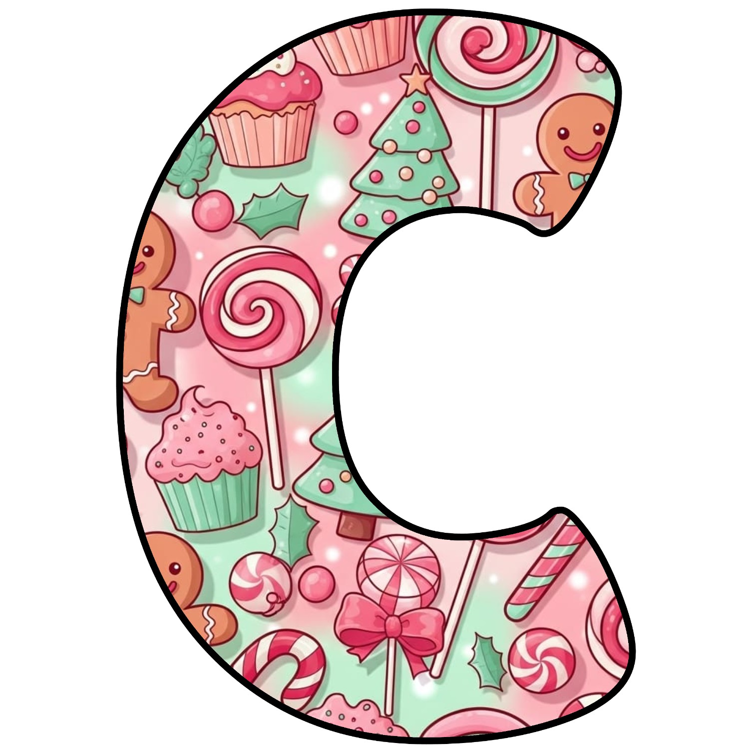 Letras para imprimir de Navidad