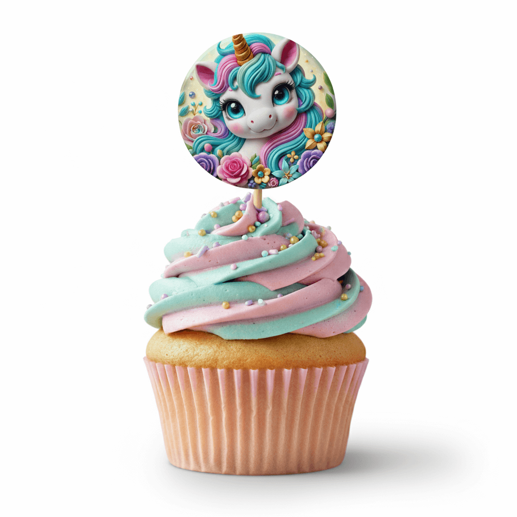 Cupcake toppers armados